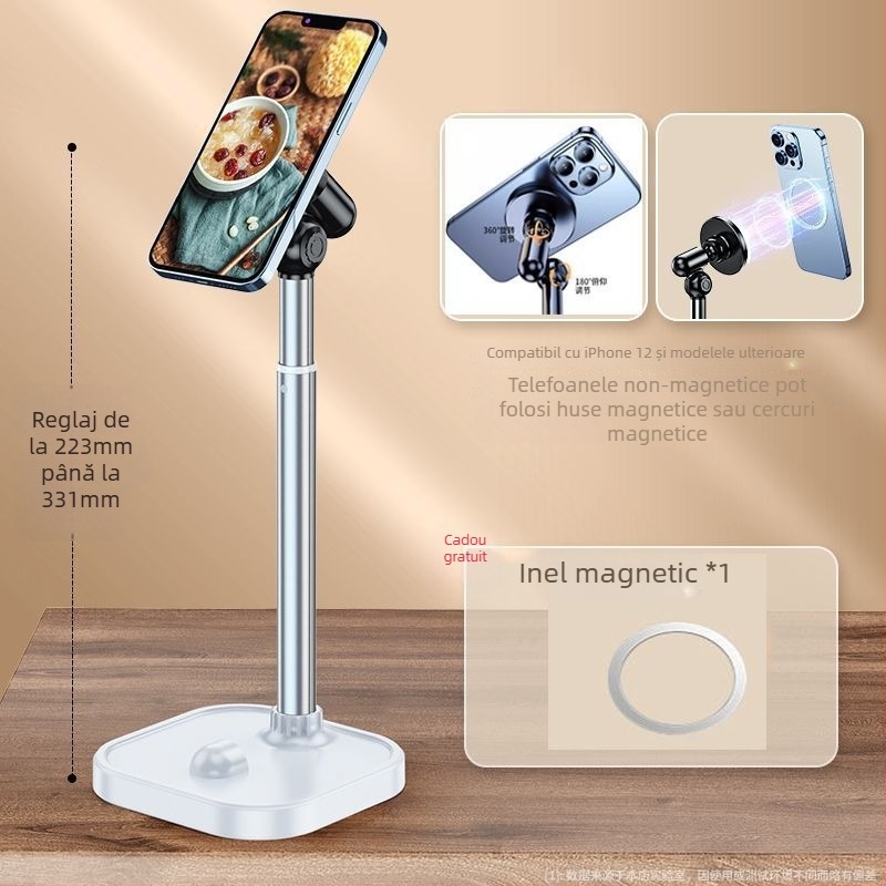 Suport de birou pentru streaming – construcție din aliaj, brand Lixiang, pentru utilizări generale, streaming live și selfie, suport pentru personalizare