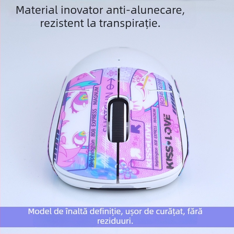 Banda antiderapantă din silicon Warm Rice pentru mouse-ul Logitech G502 — material silicon, proces de stampare metalică, mod de procesare: mapare personalizată, suport instalare pe o singură bucată