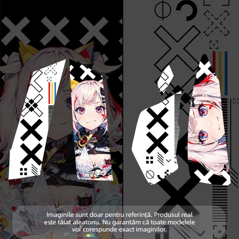 Banda antiderapantă din silicon Warm Rice pentru mouse-ul Logitech G502 — material silicon, proces de stampare metalică, mod de procesare: mapare personalizată, suport instalare pe o singură bucată