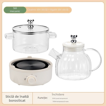 Oală de sănătate pentru ceai - oală multifuncțională de uz casnic, corp din sticlă, model BLH-01, 1.2-1.5L, 220V, 500-1000W