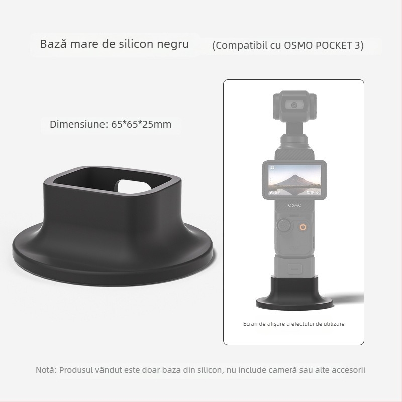 Libor bază din silicon pentru Pocket 3 – bază antiderapantă stabilizatoare