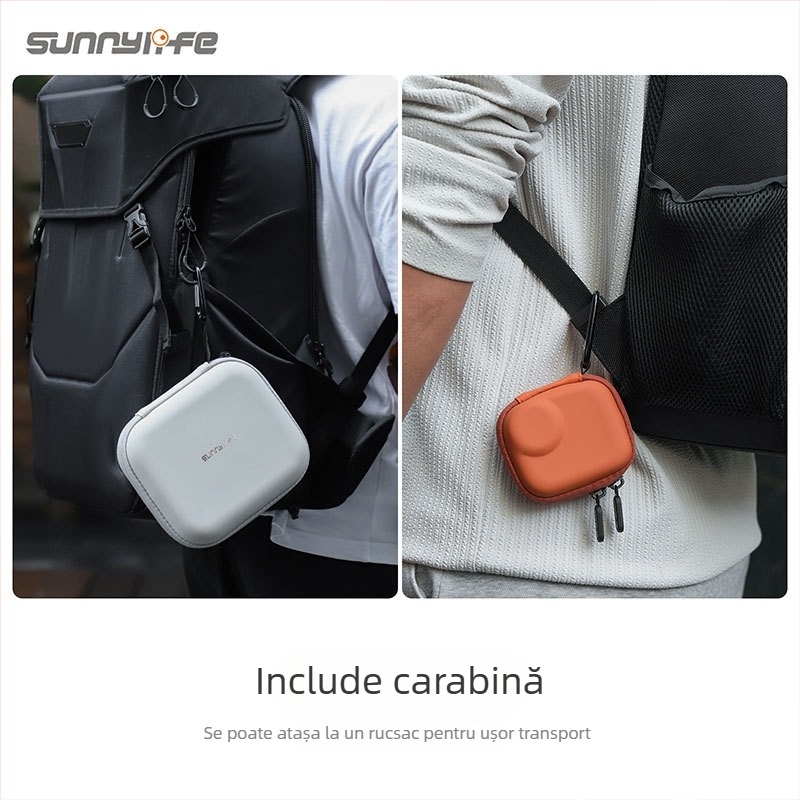 Geantă de depozitare din piele Sunnylife On-b0101 pentru DJI Osmo Nano – compatibilă cu NANO, în stoc, set complet