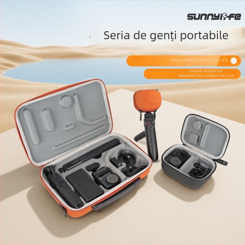 Carcasă de protecție pentru Osmo Action 6 – poliester, compatibil OA6-B130/B131/B132, marcă privată autorizată