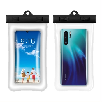 Geantă TPU impermeabilă pentru telefon, pentru înot și parcuri acvatice, husă plutitoare gonflabilă