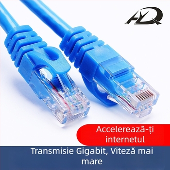 Cablé de rețea Cat6 RJ-45, pereche răsucită, 1 Gbps, cupru OFC în înveliș PVC