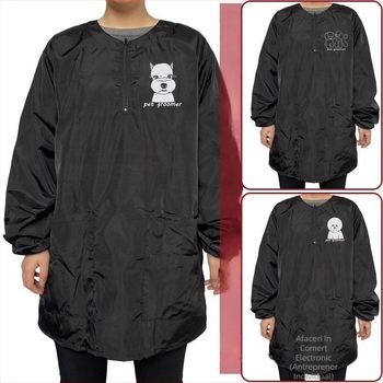 Halat pentru îngrijire animale de compa​nie – mâneci lungi, impermeabil la apă, respirabil (Brand: otter; Material: in; Importat: Nu; Origine: Altă)