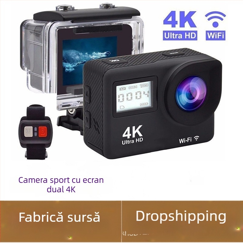 Cameră de acțiune 88DR cu ecran LCD de 2,0 inchi, stocare pe card TF, 16 MP, carcasă ABS, autonomie baterie 60–90 minute