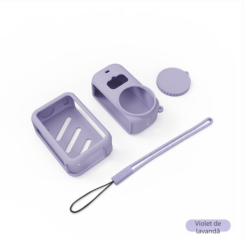 Carcasă din silicon pentru camera DJI Osmo Nano; Material: Silicon; Compatibil: DJI Osmo Nano cameră; Tipărire logo: Da; Metodă de procesare: imprimare prin transfer termic; Personalizare: Da.