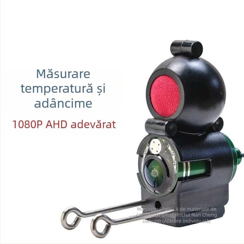 Cameră subacvatică pentru pescuit – HD, alimentare reîncărcabilă, adâncime 0.6–73 m