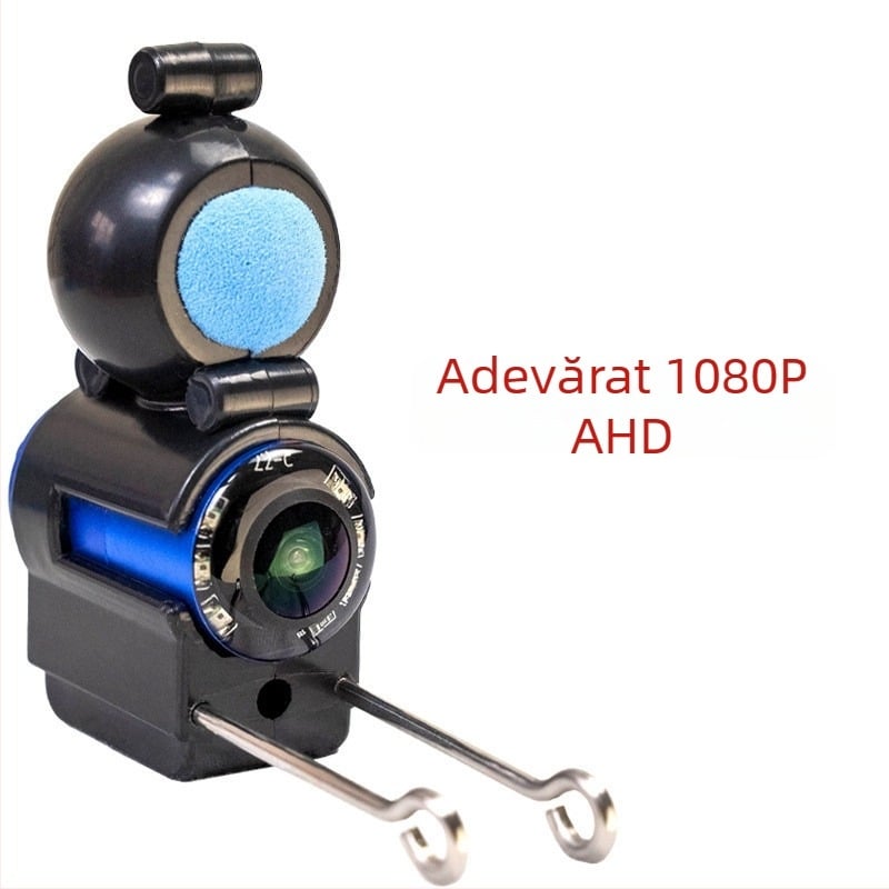 Cameră subacvatică pentru pescuit – HD, alimentare reîncărcabilă, adâncime 0.6–73 m