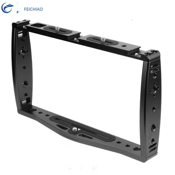 FEICHAO Suport dublu pentru GoPro/DSLR/telefoane – aliaj de aluminiu, sarcină maximă 2–5 kg