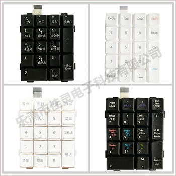 Tastatură numerică, 17/19 taste, conectare prin cablu, ABS plastic, nu este rezistentă la apă