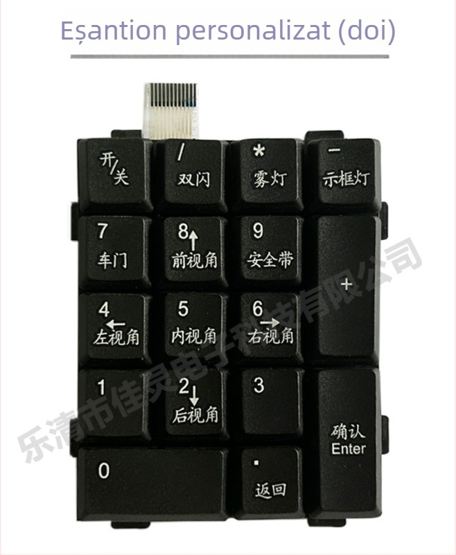 Tastatură numerică, 17/19 taste, conectare prin cablu, ABS plastic, nu este rezistentă la apă