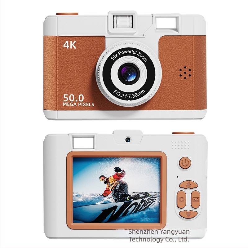 Cameră CCD mini pentru copii cu Wi-Fi, iluminare de umplere, 16x zoom, LCD de 2,4 inch, HD