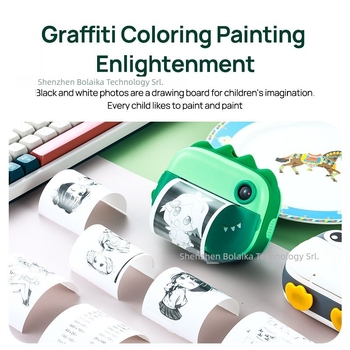 Cameră Polaroid mini pentru copii, cu obiectiv dual HD, imprimă fotografii, stocare pe card TF, model M05