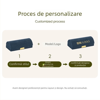 Cutie arcuită pentru bijuterii cu mărgele – mini-cutie de depozitare portabilă, model Hmy005, stil industrial