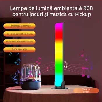 Lumină muzicală ritm activată vocal - pe masă, model L023 (Control non inteligent)