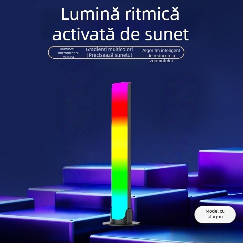 Lumină muzicală ritm activată vocal - pe masă, model L023 (Control non inteligent)