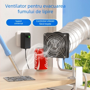 Ventilator universal pentru evacuarea fumului de lipire, cu suport universal – extractor de fum pentru lipire, stil tip fereastră