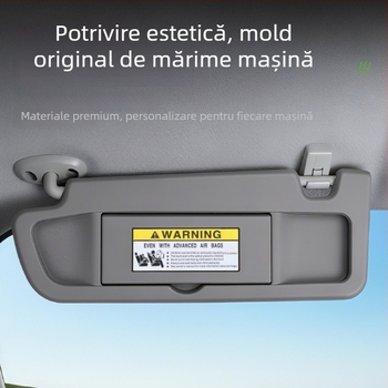 Honda Civic 2006-2011 Paravane de soare pentru față (stânga și dreapta) – PVC, montaj tip card, imprimare logo, personalizabil