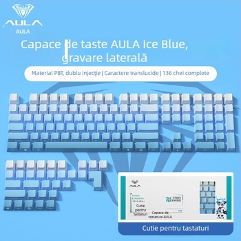Capace pentru taste GLZ din ABS plastic pentru tastaturi universale – set complet