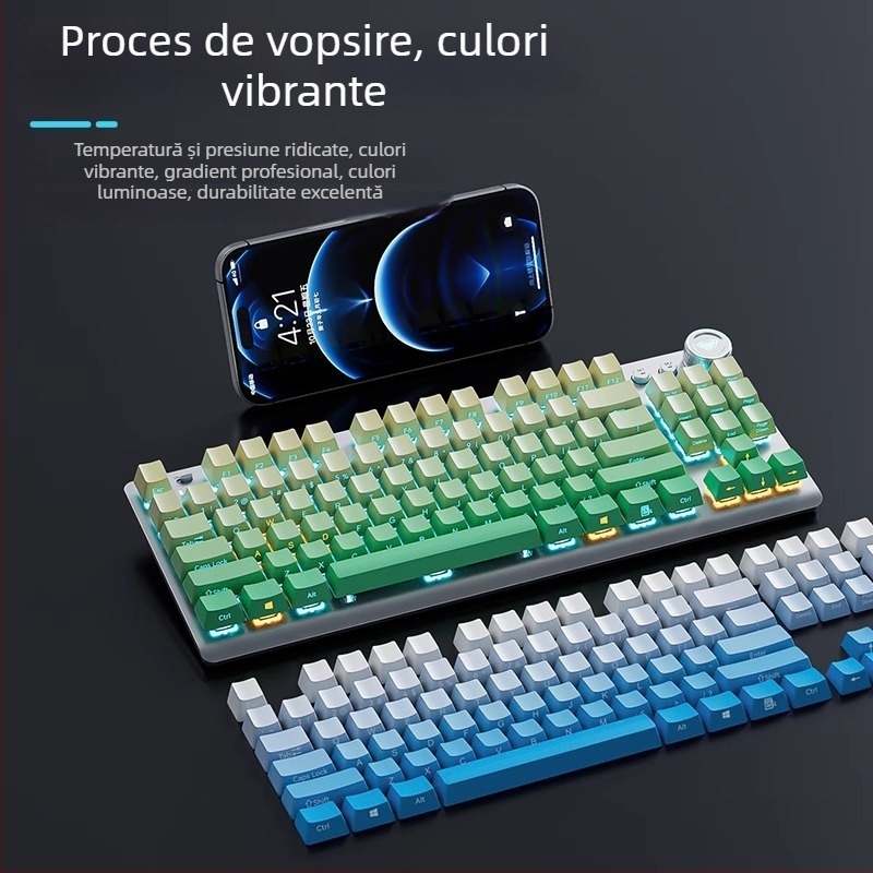 Capace pentru taste GLZ din ABS plastic pentru tastaturi universale – set complet