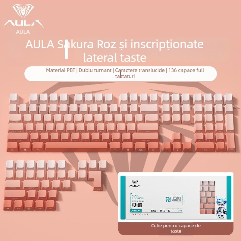 Capace pentru taste GLZ din ABS plastic pentru tastaturi universale – set complet
