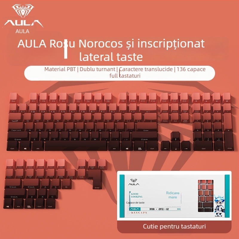 Capace pentru taste GLZ din ABS plastic pentru tastaturi universale – set complet