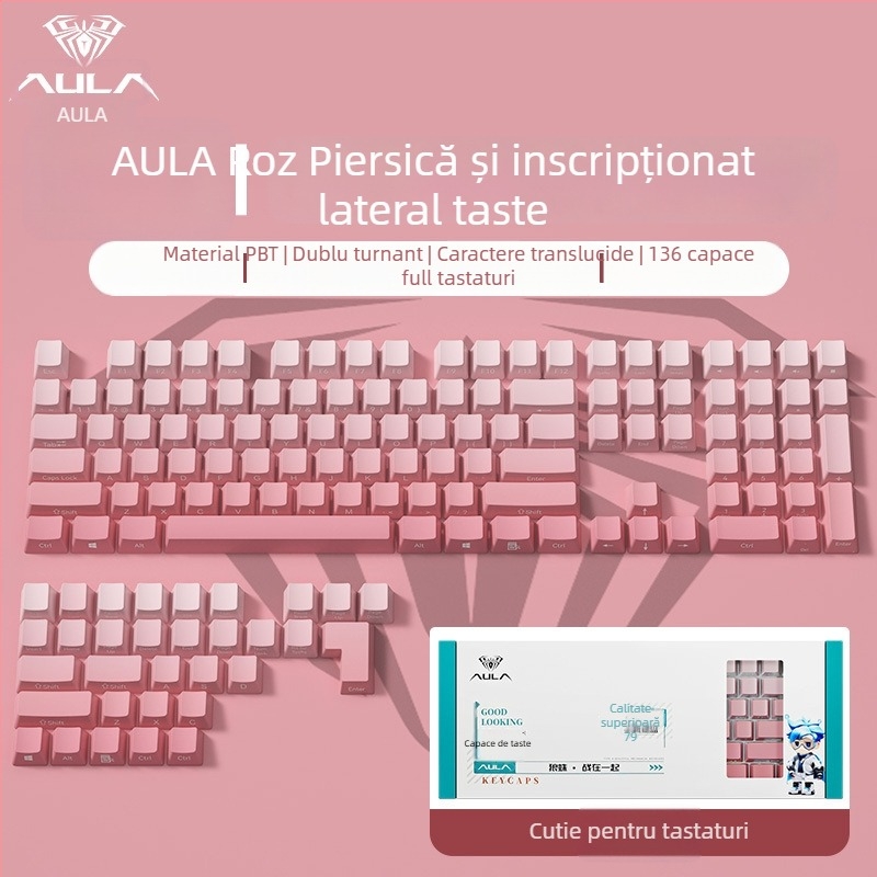 Capace pentru taste GLZ din ABS plastic pentru tastaturi universale – set complet