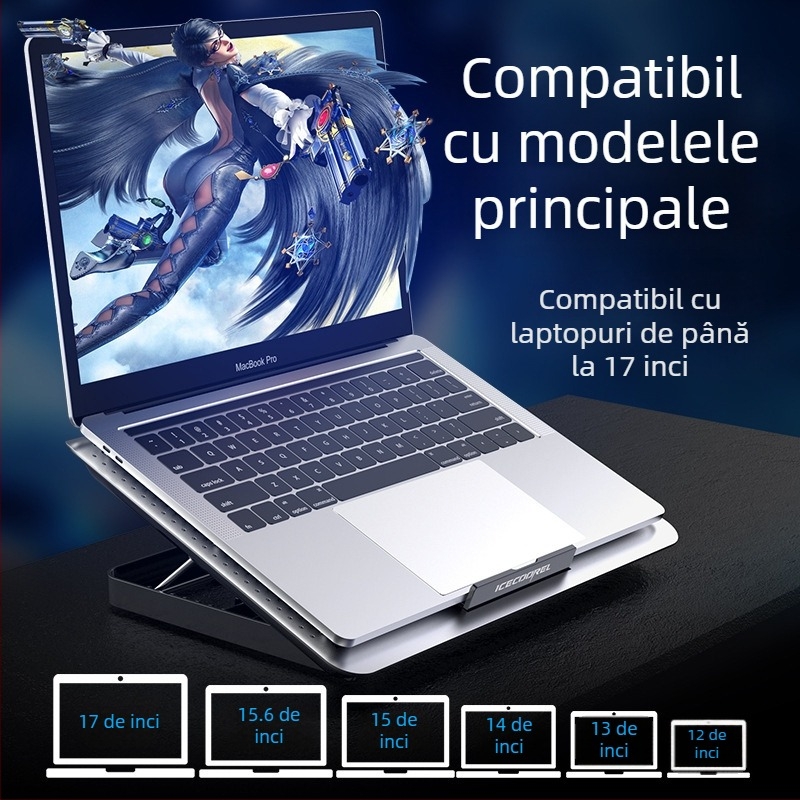Radiator pentru laptop A18s — aliaj de aluminiu, răcire prin aer, 1 kg, compatibil cu notebook/Ultrabook/Playbook
