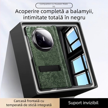 Carcasă de protecție Huawei MateX6 – stil minimalist, piele PU, finisaj prin presare la cald, protecție anti-cădere