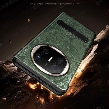 Carcasă de protecție Huawei MateX6 – stil minimalist, piele PU, finisaj prin presare la cald, protecție anti-cădere