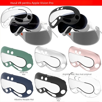 Carcasă de protecție pentru Apple Vision Pro – material PC, brand Jin Taijia, compatibil cu Apple, 63 g, include pungă OPP