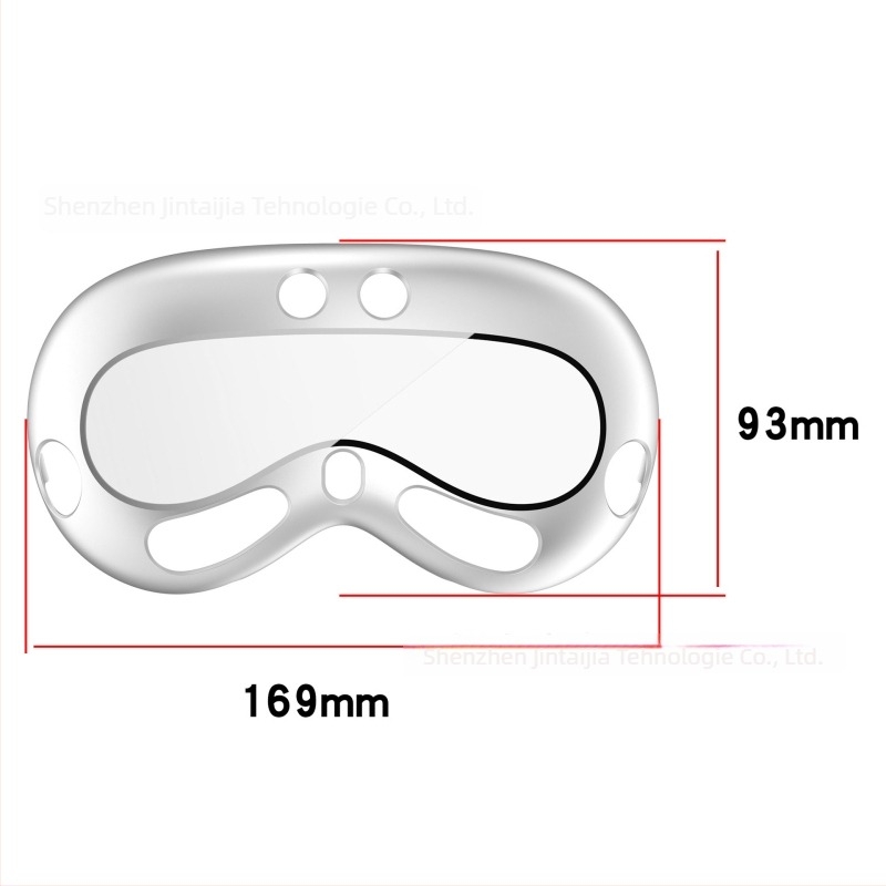 Carcasă de protecție pentru Apple Vision Pro – material PC, brand Jin Taijia, compatibil cu Apple, 63 g, include pungă OPP