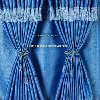 Perdea pentru camion cu spațiu de dormit — opac, gros, poliester, universal, montaj suspendat, stil minimalist