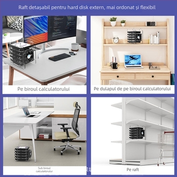 Suport HDD cu mai multe discuri — acrilic transparent; model: Multi-Hard drive bracket; marcă: Lian Yi Hao Yu; OEM