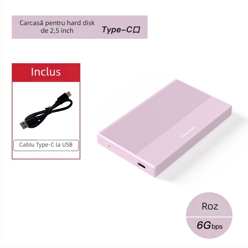 Carcasă externă SATA SSD/HDD USB 3.0 Type-C MR23S/MR23GC/MR23FC PC+ABS