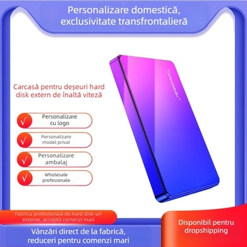 Carcasă externă USB 3.0 pentru HDD SomnAmbuList YD002, corp din plastic, suport până la 2 TB