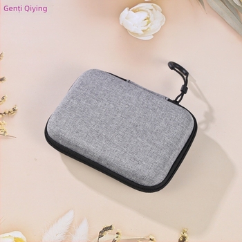 Geantă EVA pentru căști și accesorii, model QY-100023, turnare prin presare termică + cusătură, capacitate 5, pentru căști, cabluri, încărcătoare și hard disk portabil