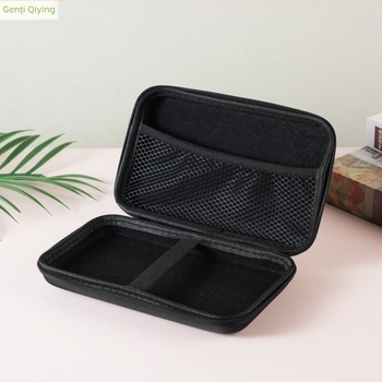 Geantă EVA pentru căști și accesorii, model QY-100023, turnare prin presare termică + cusătură, capacitate 5, pentru căști, cabluri, încărcătoare și hard disk portabil