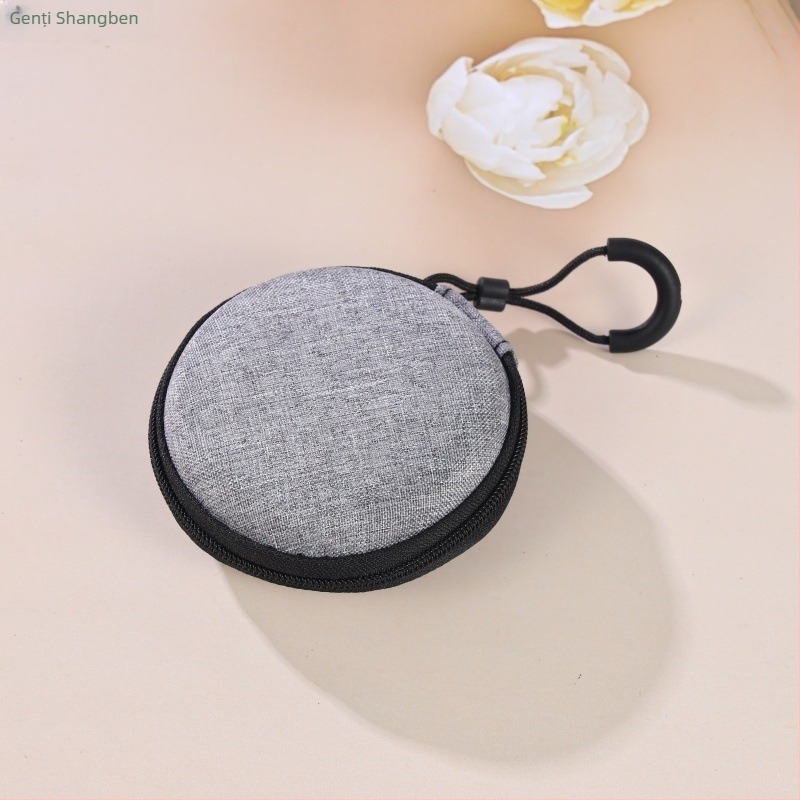 Geantă EVA pentru căști și accesorii, model QY-100023, turnare prin presare termică + cusătură, capacitate 5, pentru căști, cabluri, încărcătoare și hard disk portabil