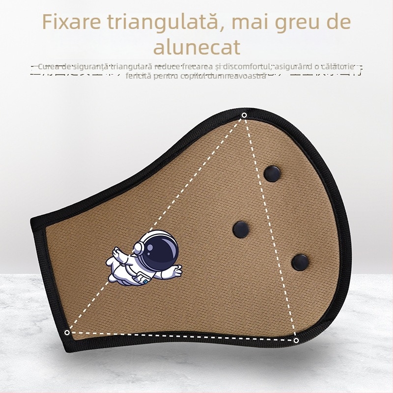 BearCouple Set protecție centuri auto pentru copii cu protecție de gât, reglaj de centură, extensie centură, placă de protecție, capac de centură — personalizabil, imprimare logo posibil