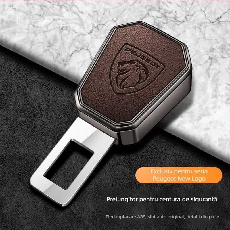 Conector cu extensie pentru centura de siguranță Peugeot, modele 2008, 308, 408, 3008, 5008, 4008 - Cod produs Bz