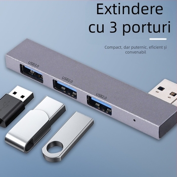 Hub USB 3.0 XS-889a, 3 porturi, transfer USB 2.0/3.0, fără alimentare externă