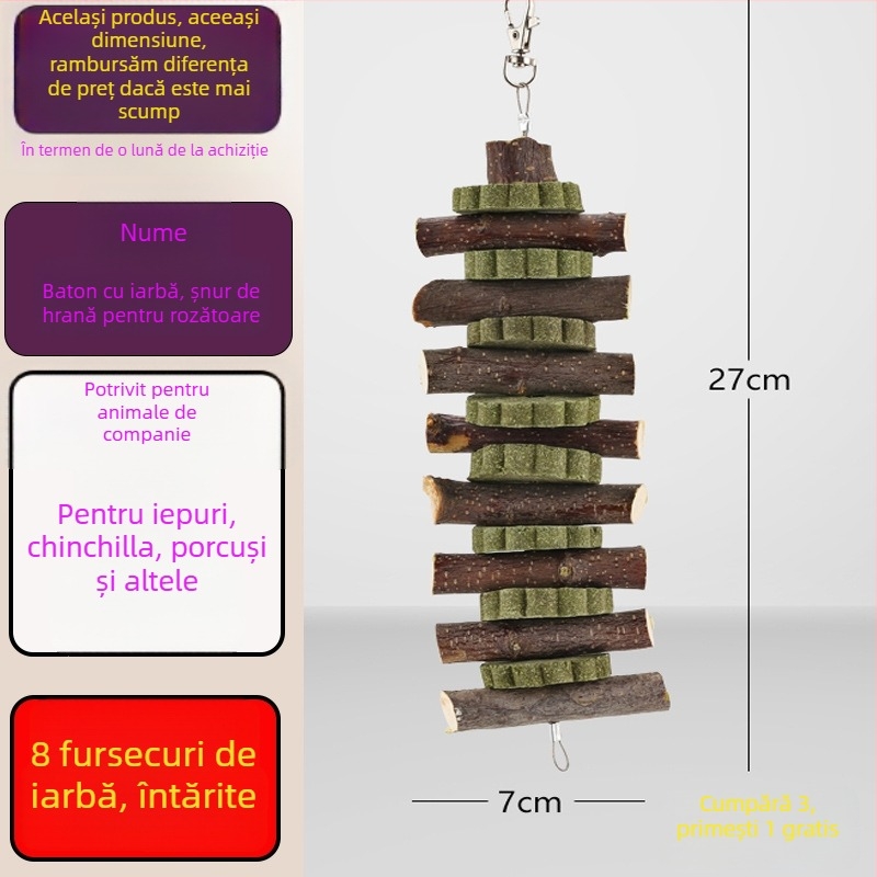 Hrană umedă cu lucernă pentru iepuri adulți, porcușori de Guinea și chinchile