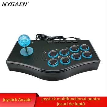 Joystick arcade USB NYGACN Rocker – compatibil cu Android și PC, vibrații, personalizare OEM