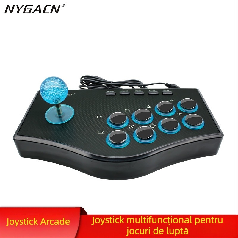 Joystick arcade USB NYGACN Rocker – compatibil cu Android și PC, vibrații, personalizare OEM