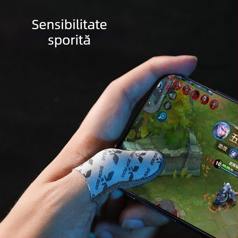 Mănușă deget gaming, ultra-subțire, anti-transpirație, anti-derapaj, pentru PUBG Esports