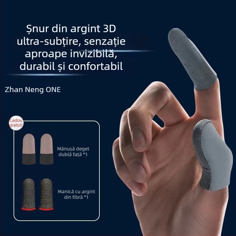 Mănușă deget gaming, ultra-subțire, anti-transpirație, anti-derapaj, pentru PUBG Esports