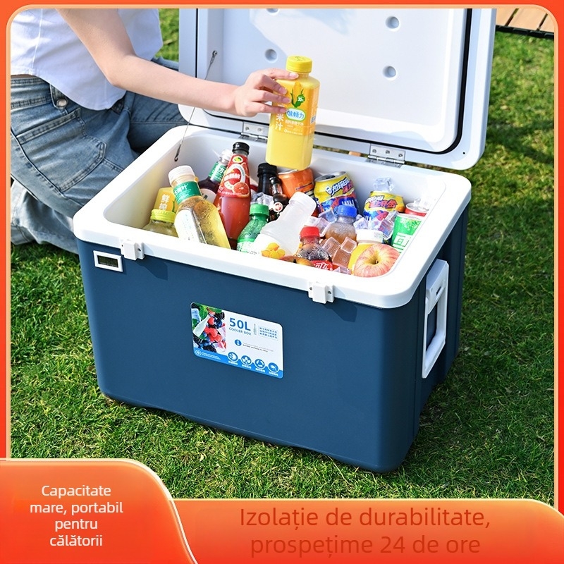 Cutie izolată portabilă pentru mașină și activități în aer liber — păstrarea alimentelor, material PP, lansare primăvară 2024